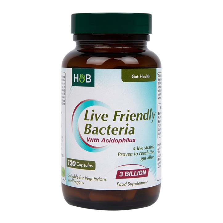 Holland & Barrett Live Friendly Bacteria with Acidophilus 3 Billion 120 Capsules